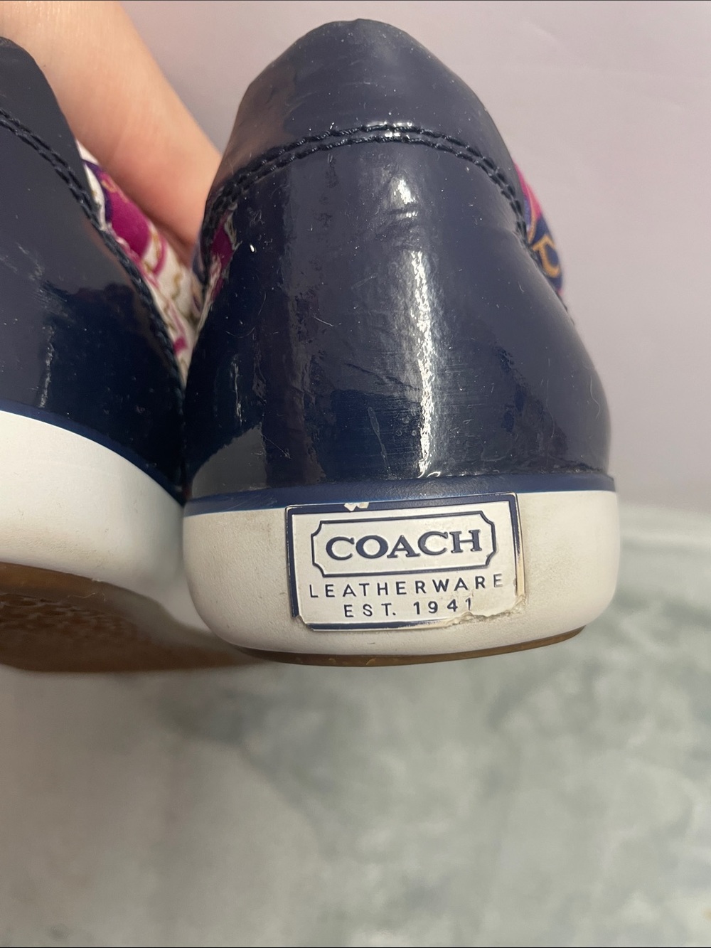 Coach ‘Barrett’ Poppy C Signature Low Top Woman’s Sneakers - Picture 4 of 15